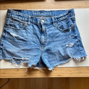 American Eagle 🦅 Distressed Blue Denim Shorts